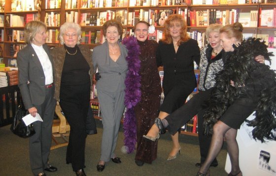 Copa book author Kris Baggelaar with Copa alumnae at book signing